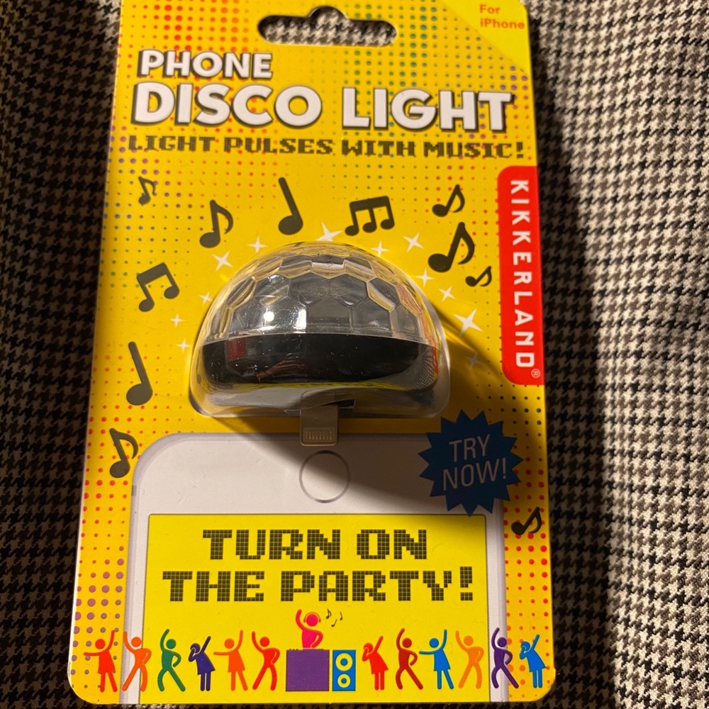 iPhone disco light